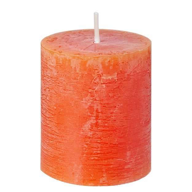RUSTIC SVIEČKA 8 CM - ORANŽOVÁ