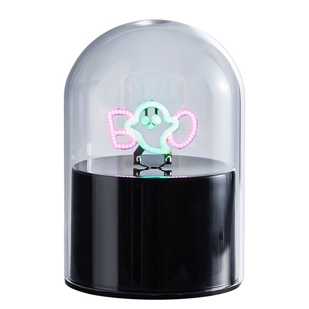 GLOW BALL NEÓNOVÉ SVETLO BUBÁK 10 CM - ČIERNA