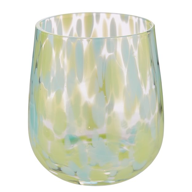 CONFETTI POHÁR 450 ML - ZELENÁ/MODRÁ