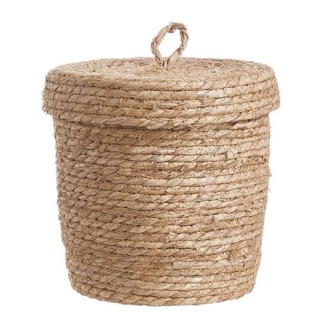 RUSH ROPE KÔŠ GUĽATÝ S VIEČKOM 25 CM