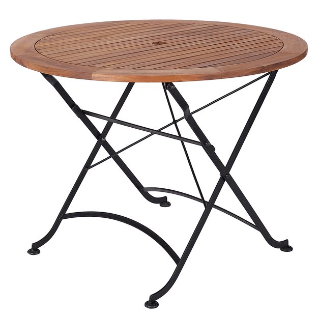 PARKLIFE OKRÚHLY STÔL 100 CM - HNEDÁ/ČIERNA