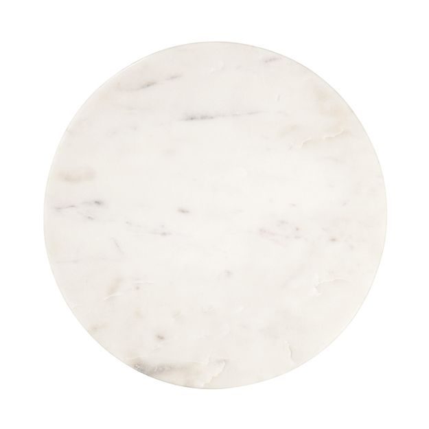 MARBLE MRAMOROVÁ PODLOŽKA 30 CM - BIELA