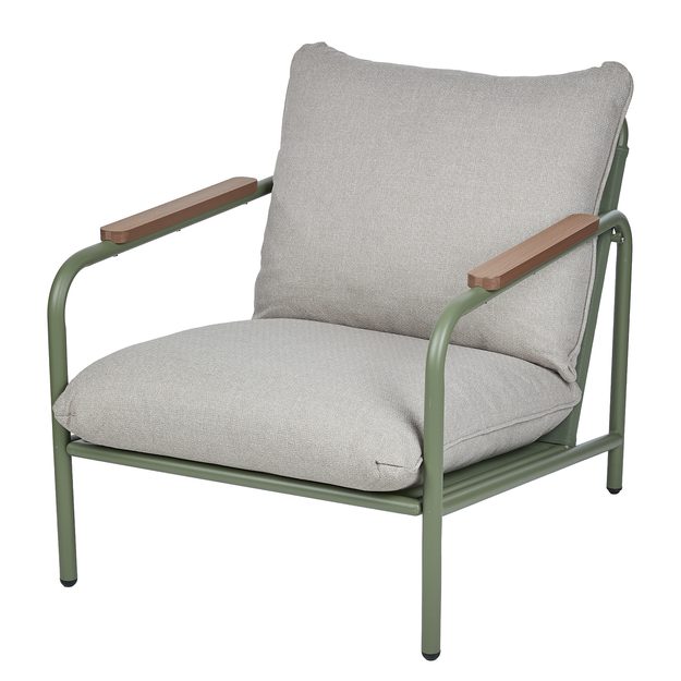 SOULGATE ZÁHRADNÉ KRESLO S POLSTROVANÍM - ZELENÁ