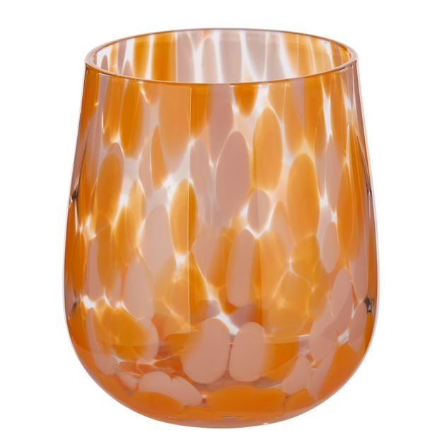 CONFETTI POHÁR 450 ML - RUŽOVÁ/ORANŽOVÁ