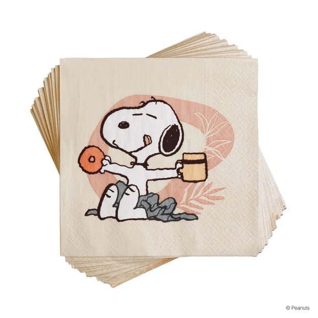 PEANUTS PAPIEROVÉ OBRÚSKY SNOOPY SI UŽÍVÁ