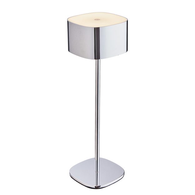 MIRAGE LED STOLNÁ LAMPA - STRIEBORNÁ