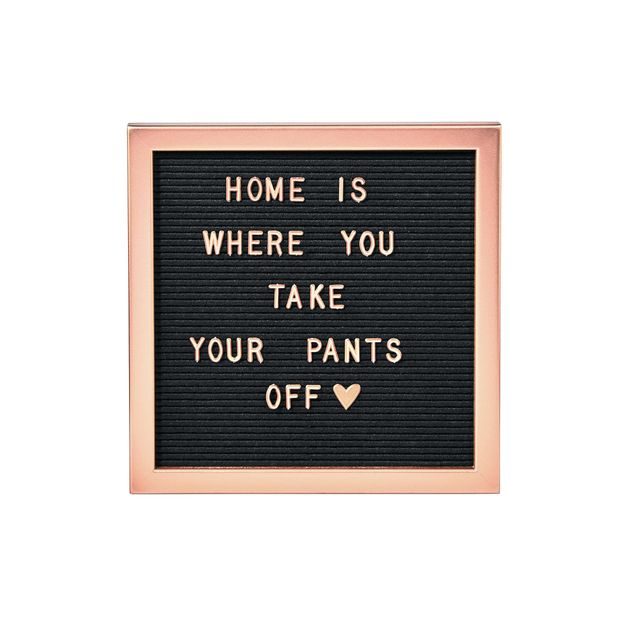 MESSAGE BOARD DOSKA 30 X 30 CM - RUŽOVÁ ZLATÁ