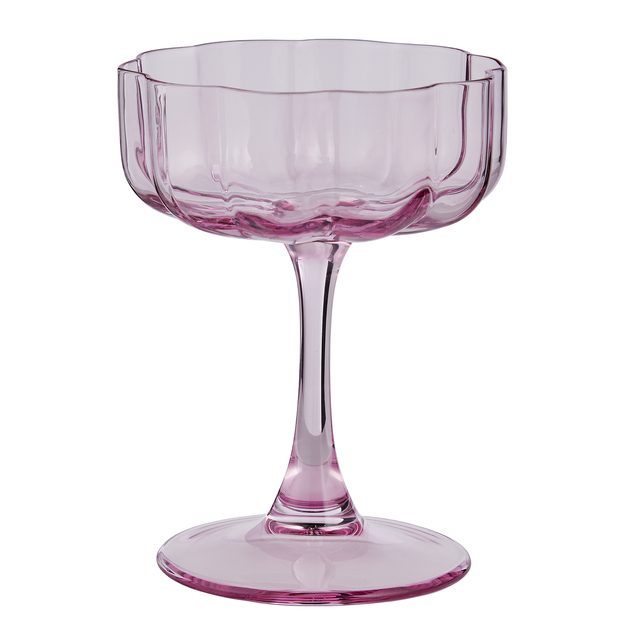 FIORI POHÁR NA ŠAMPANSKÉ 220 ML - RUŽOVÁ