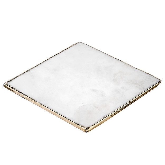 MARBLE MRAMOROVÁ PODTÁCKA SO ZLATÝM OKRAJOM