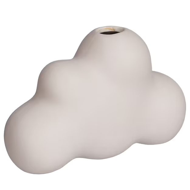 CLOUDY VÁZA 10 CM - SV. RUŽOVÁ