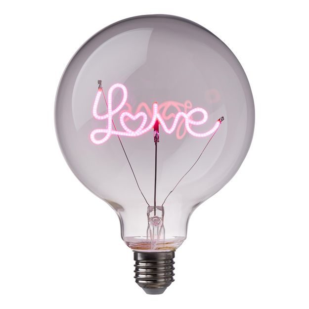 BRIGHT LIGHT LED ŽIAROVKA "LOVE" - RUŽOVÁ