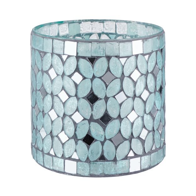 SHIMMMER & SHINE SVIETNIK NA ČAJOVÚ SVIEČKU 10 CM - MODRÁ