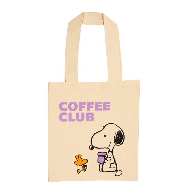 PEANUTS TAŠKA BAVLNENÁ MALÁ "COFFEE CLUB"