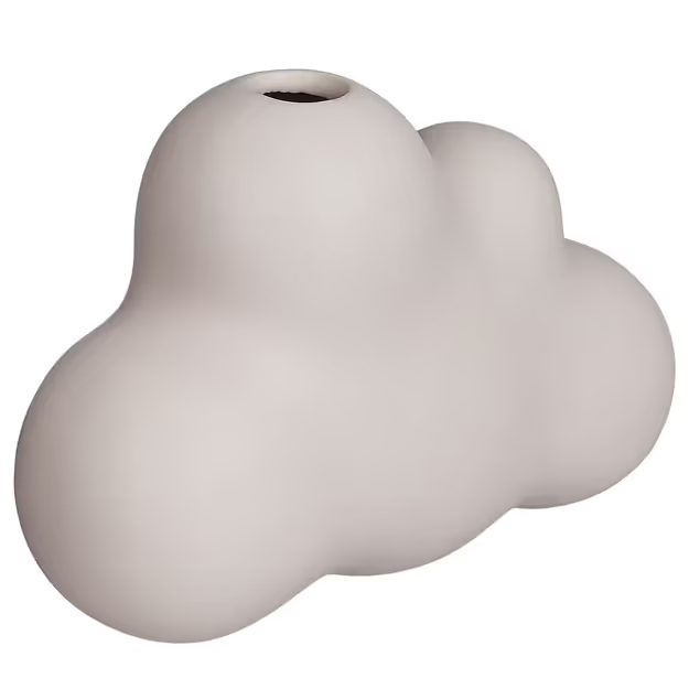 CLOUDY VÁZA 16 CM - SV. RUŽOVÁ