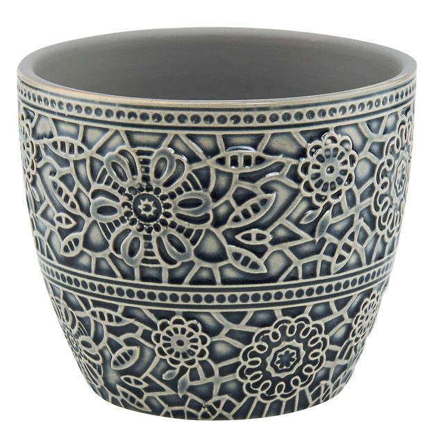 BLOOMY KVETINÁČ 10,8 CM - ČIERNA