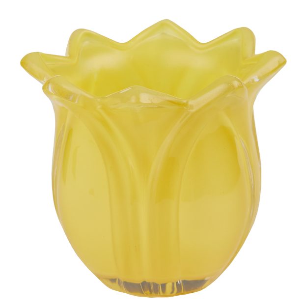 TULIP SVIETNIK NA ČAJOVÚ SVIEČKU - ŽLTÁ