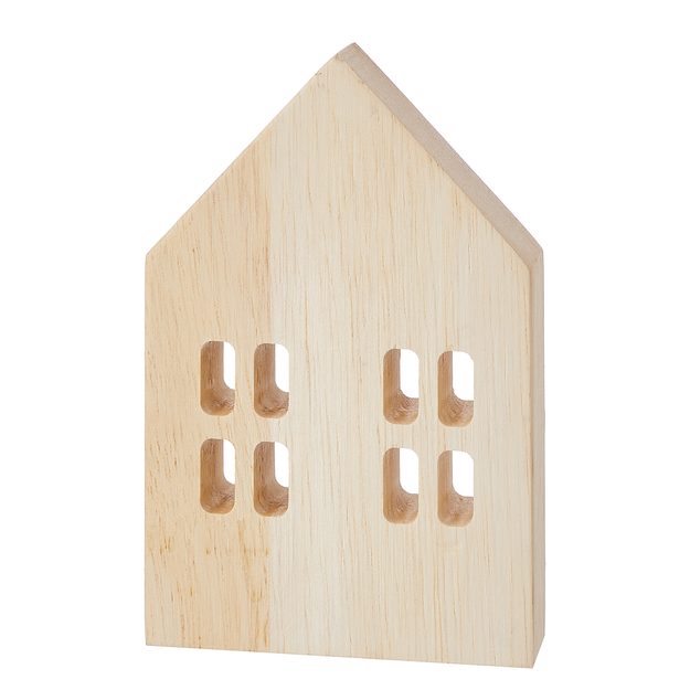 WHITE OAK DREVENÝ DOMČEK 10 CM