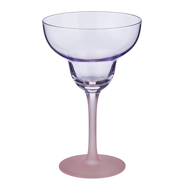 COCKTAIL NIGHT POHÁR NA MARGARITOVÝ KOKTEIL - FIALOVÁ/RUŽOVÁ