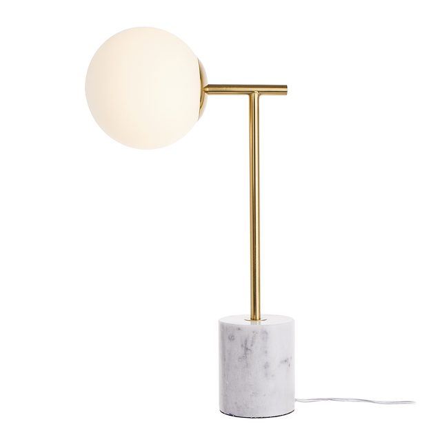 DUPLEX STOLNÁ LAMPA MRAMOROVÁ