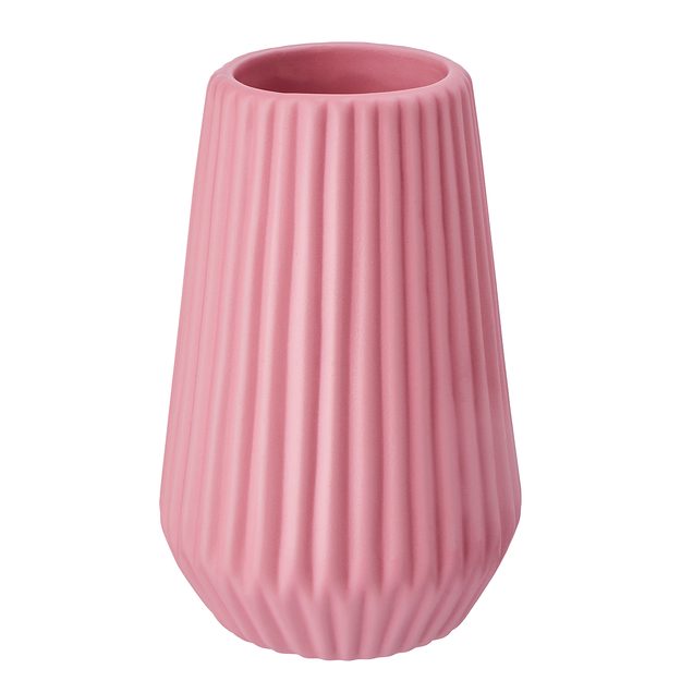RIFFLE VÁZA 13,5 CM - RUŽOVÁ