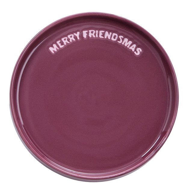 GOOD VIBES TANIER "MERRY FRIENDSMAS" 15 CM - BORDÓ