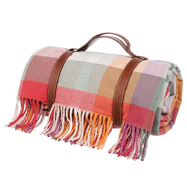 ASCOT PIKNIKOVÁ DEKA 200 X 150 CM - ORANŽOVÁ