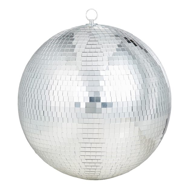 DISCO DISKO GUĽA 37 CM - STRIEBORNÁ