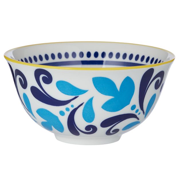 ORNAMENTS MISKA 240 ML - SV. MODRÁ / TM. MODRÁ