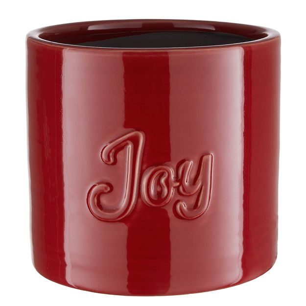 JOY KVETINÁČ 18 CM - ČERVENÁ