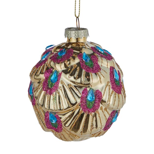 HANG ON GUĽA „JOLLY & BRIGHT“ 8 CM - ZLATÁ