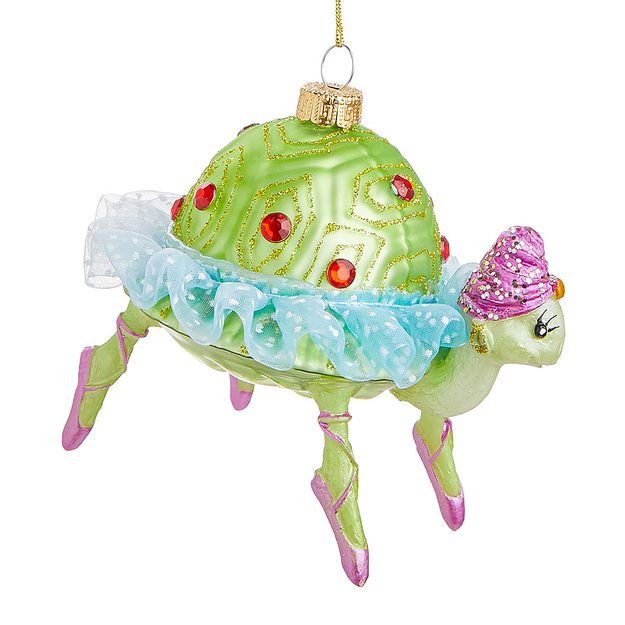 HANG ON SKLENENÁ OZDOBA KORYTNAČIA DÁMA