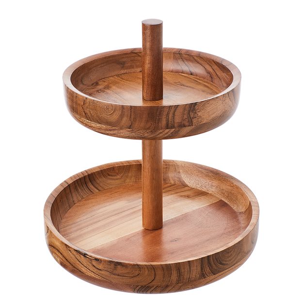 ACACIA ETAŽÉR SERVÍROVACÍ DVOJPOSCHODOVÝ