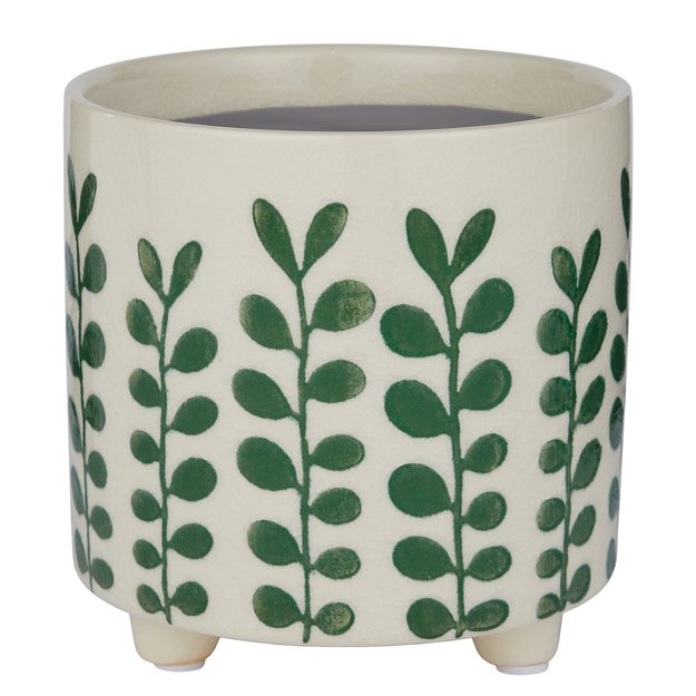 NEW DELFT KVETINÁČ LÍSTKY 13,5 CM - ZELENÁ