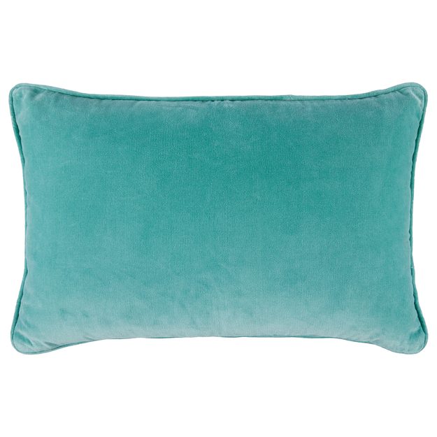 COTTON VELVET VANKÚŠ 40 X 60 CM - MODRÁ