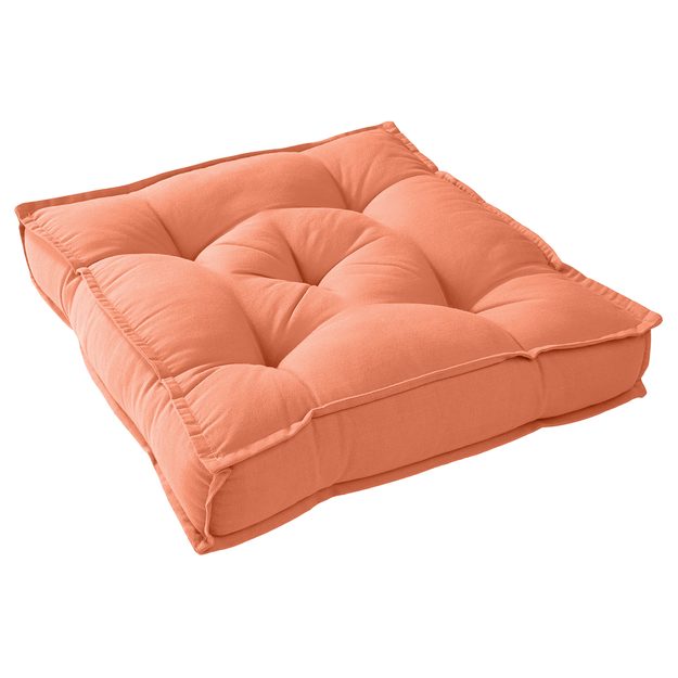 SOLID PODSEDÁK 40 X 40 CM - ORANŽOVÁ