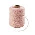 COTTON TWIST Povrázok s trblietkami - sv. ružová