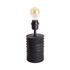 GROOVED Podstavec lampy 25 cm - čierna