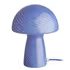 FUNGI TOWN Sklenená lampa - modrá