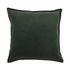 COTTON VELVET Vankúš 45 x 45 cm - tm. zelená