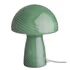 FUNGI TOWN Sklenená lampa - zelená