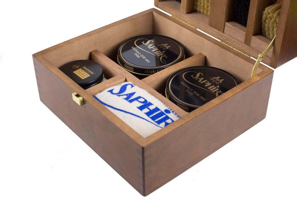 Saphir Medaille d'Or Mahagony Shoemaker Box (full) - Saphir - Gift Sets -  Gifts - Gentleman Store