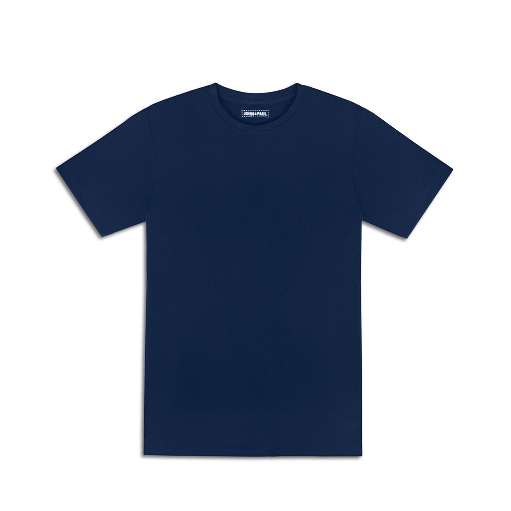 John & Paul Proper T-shirt - Navy - John & Paul - T-shirts - Clothing -  Gentleman Store