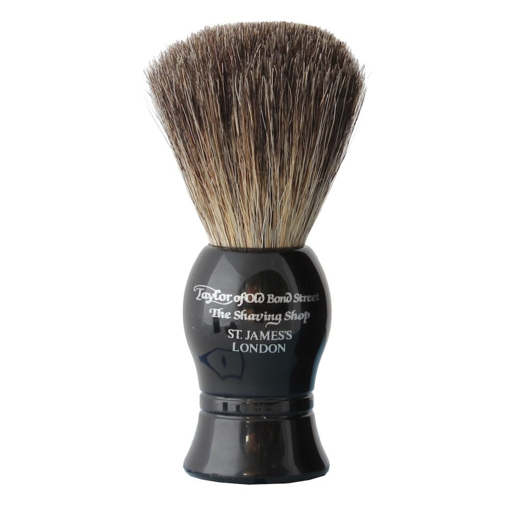 Taylor of Old Bond Street Pure Badger Black Shaving Brush - Taylor of Old  Bond Street - Shaving Brushes - For Shaving, Shaving - Gentleman Store