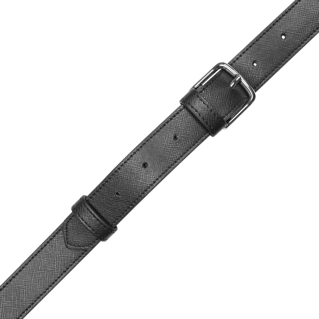 Black leather briefcase shoulder sale strap