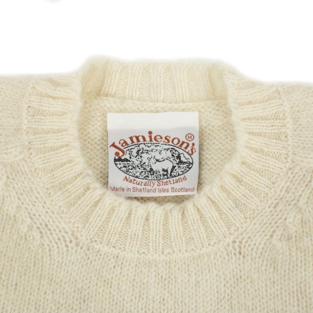 cream wool sweater
