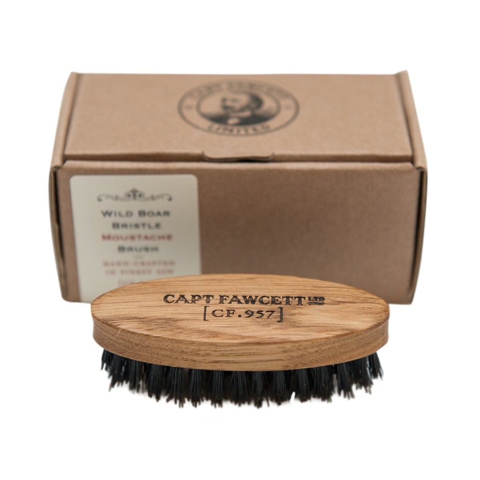 Captain Fawcett Pure Bristle Moustache Brush - Captain Fawcett - Brushes and  Scissors - Beard, Cosmetics - Gentleman Store