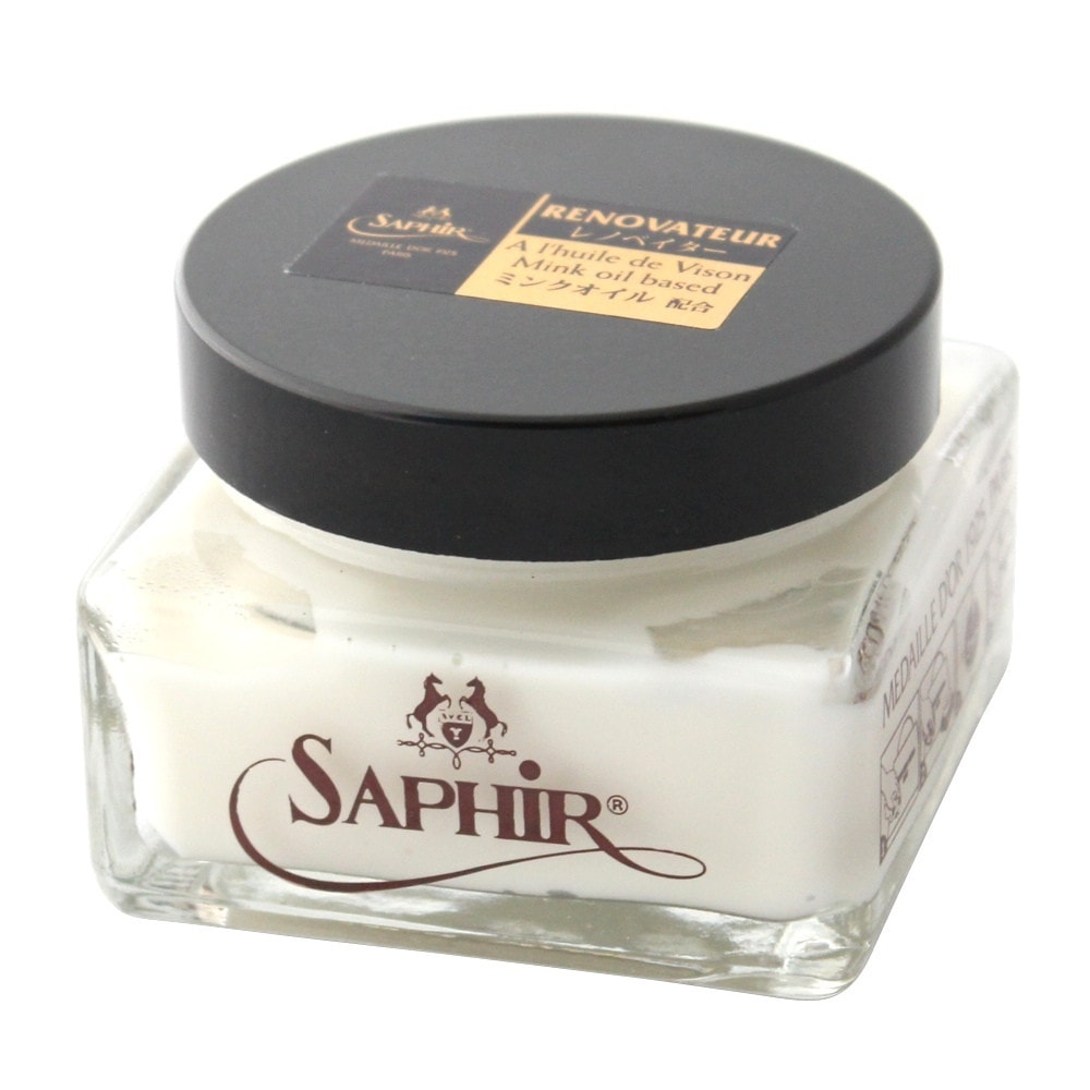  Saphir Medaille d'Or Renovator – All-Purpose Leather Shoe  Cleaner & Conditioner - With Mink Oil : Clothing, Shoes & Jewelry