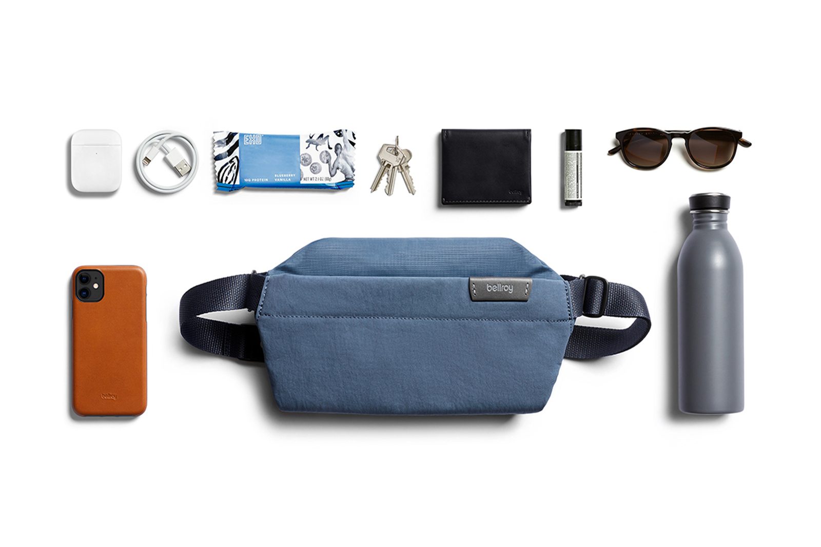 bellroy Mini Sling Bag(ネイビー) Amazon.com: Bellroy Mini Sling Slim Shoulder Bag for Men and