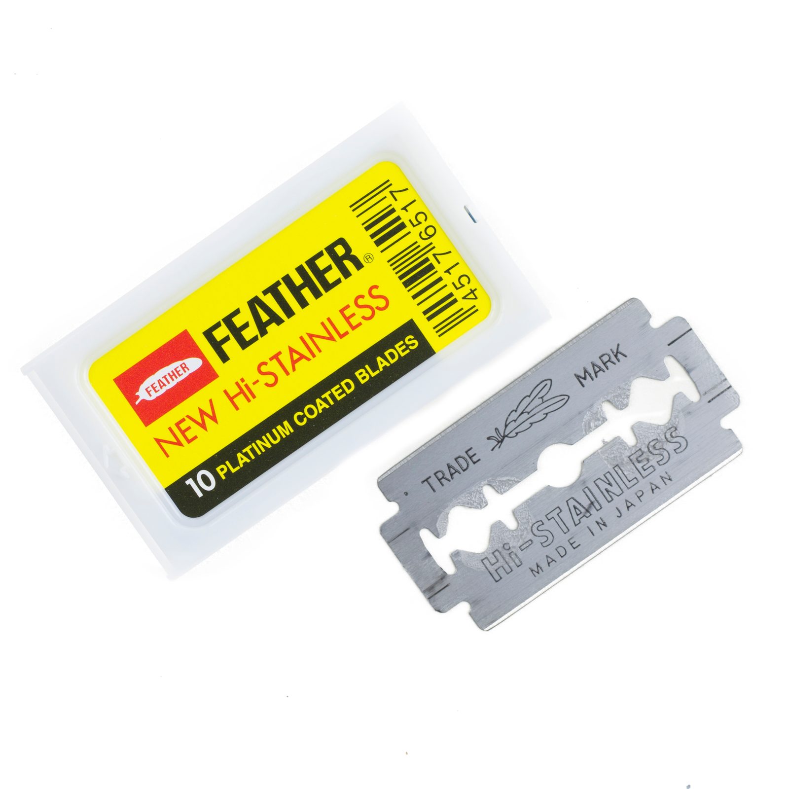 Feather 81s Extra Sharp Double Edge Razor Blades (10 pcs Feather 81s Extra Sharp Double Edge Razor Blades (10 pcs