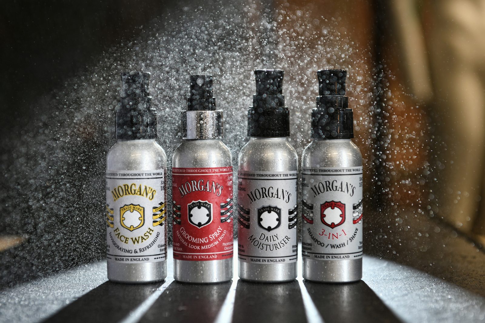 Spray Coiffant MORGAN'S Angleterre - Support Moyen - Pour Cheveux Fins - 14,50€ / 100 Ml